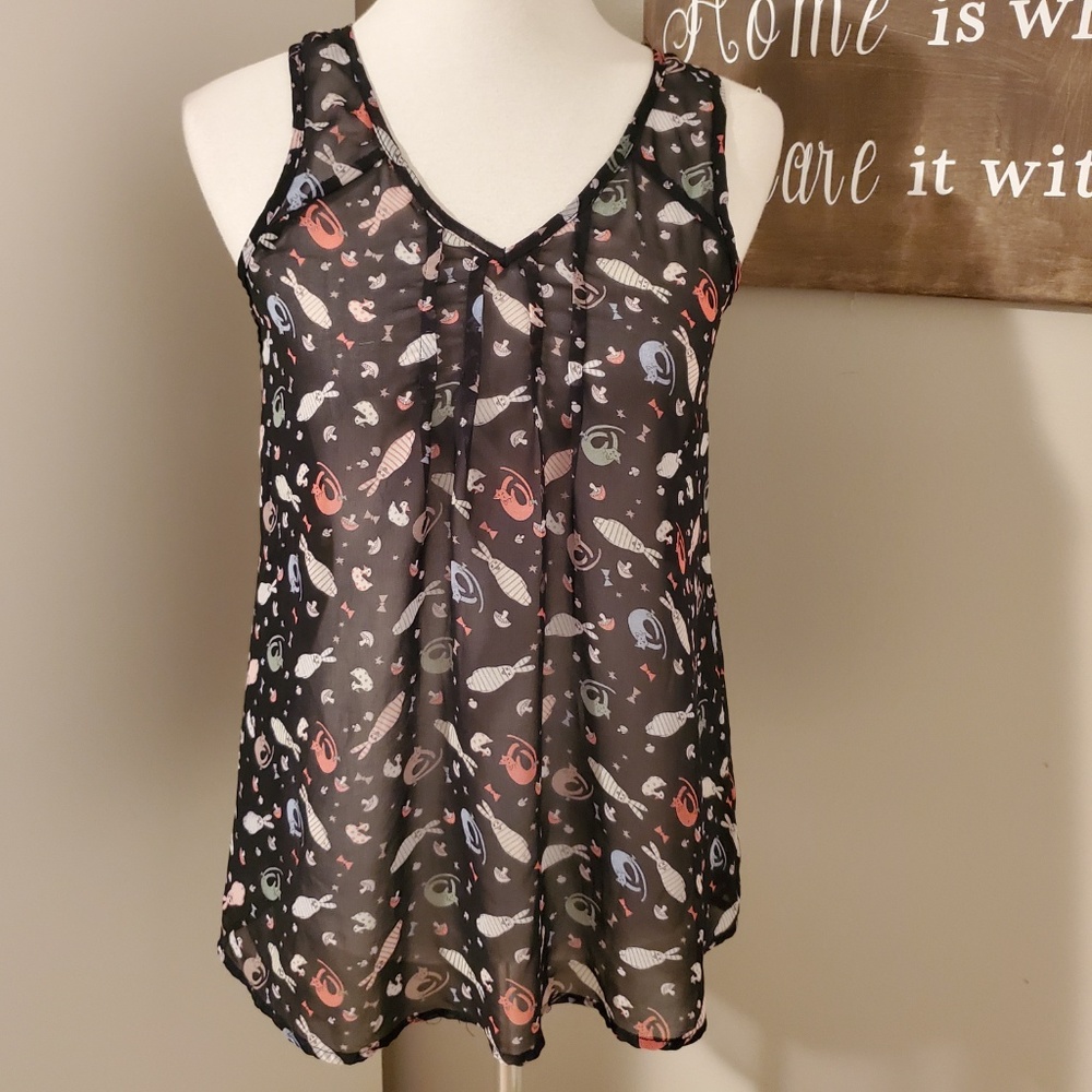 Blue Bird Sheer Tank